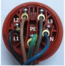 13.3 Power supply A T T E N T I O N When working with non-grounded machines: Severe injury or even death may arise though electrocution!