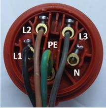 electrician only. 1. The electronic connection of the machine is designated for operation with a grounded power socket! 2. The connector plug may not be manipulated. 3.