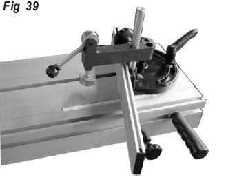 Set the angle stop on the desired degree of tilt fix.