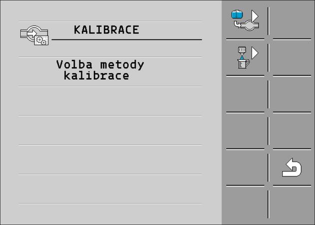 Nakonfigurování jobrechneru Kalibrace průtokoměru 7 VAROVÁNÍ Postřikovací přípravek nebo zbytky postřikovacího přípravku Nebezpečí otravy nebo poleptání Před kalibrací vyčistěte důkladně nádrž na