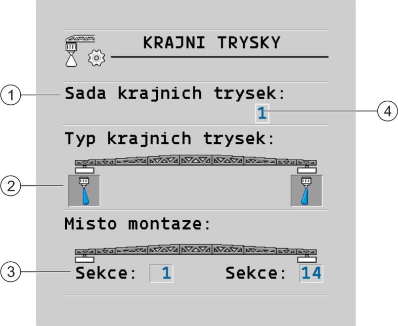 Nakonfigurování jobrechneru Krajní trysky 7 7.9.