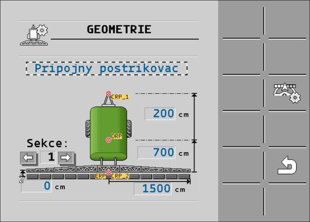 Nakonfigurování jobrechneru Konfigurace jednotek 7 1.