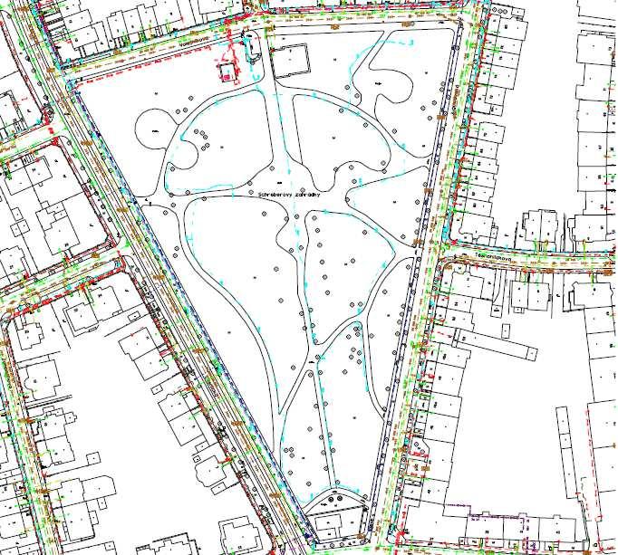 2 Přehled používaných katastrálních map katastrálního území Černá Pole [2] Technická mapa města Brna Tuto mapu spravuje oddělení GIS spadající pod Odbor městské informatiky na