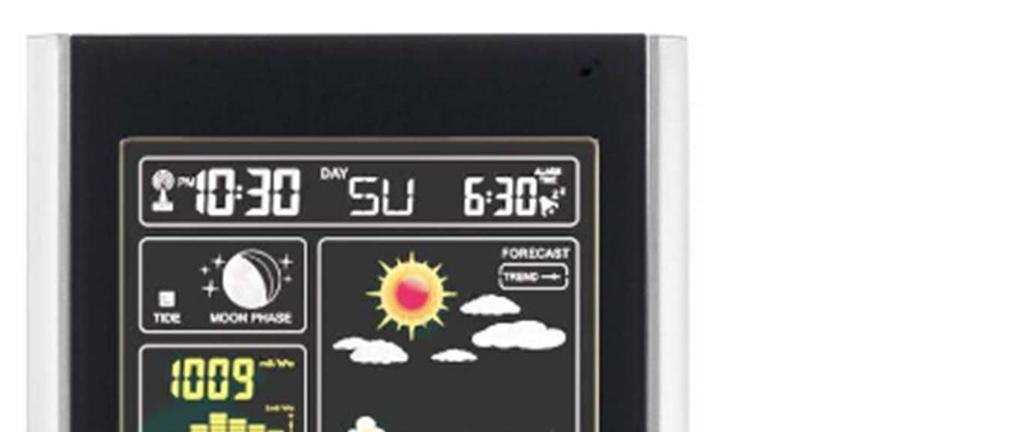 DCF bezdrátová meteorologická stanice s USB nabíječkou na mobil WS 1600 Obj. č.