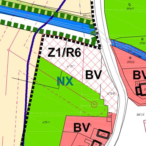 plocha p. p. č. 673/7, 673/1). Z1/R7 Změna využití zastavěného území vnitřního prostoru m. č. Miřetice na pozemcích 582/3 (NV), 587/6 (NV), 587/4 (NV) a 582/2 (NV), 593/1-2 v k.