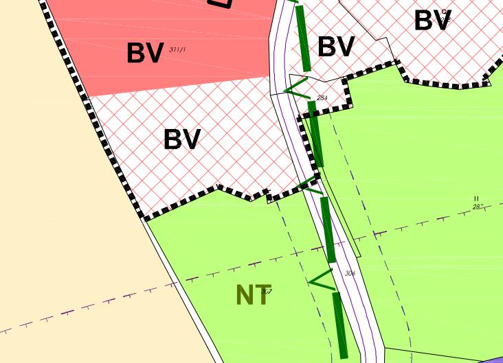 Z1/VN8 Vymezení zastavitelných ploch v návaznosti na jižní okraj zastavěného území místní části Žďov