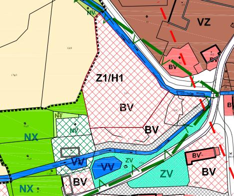 Háj zvětšení Projektant prověří možnost zvětšení plochy přestavby pro bydlení využitím části pozemku p. č. 13/1 v k.