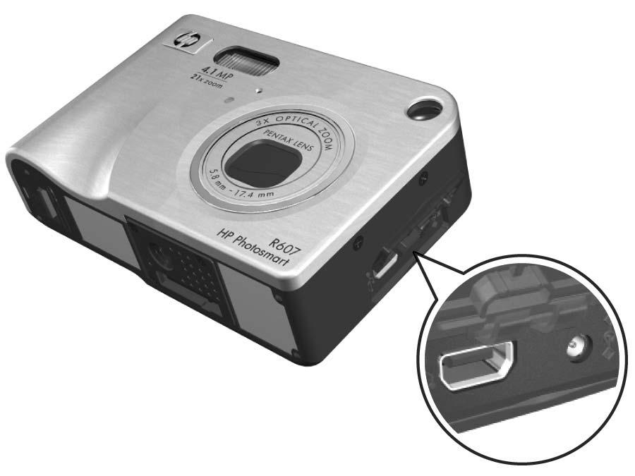 P ední, boční a spodní strana fotoaparátu 1 2 3 4 5 8 7 6 # Název Popis 1 Blesk (strana 41) 2 Kontrolka samospoušt (strana 43) 3 Mikrofon (strana 32) 4 Konektor USB (strany 101, 104) 5 Konektor