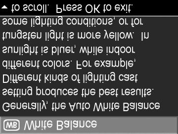 Nápov da pro volby nabídky Help... (Nápov da...) je poslední volbou v každé z podnabídek Capture Menu (Záznam). Volba Help... (Nápov da...) poskytuje informace o dané volb nabídky Capture Menu a jejím nastavení.