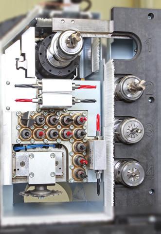 HOMAG DRILLTEQ V-200 Konfigurácie 07 Balíky výbavy pre V13 ŠTANDART: 4 1 13 vertikálnych High-Speed vŕtacích vretien, vrát.