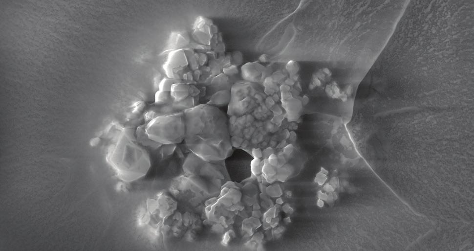 2195822) 3 µm Neupravený povrch PUR s 10 % nanočástic CuO2 (EREM pro textilní průmysl) AKTIVITY V OSTATNÍCH OBORECH Mikronanotechnologie Biologiebiotechnologie Chemie Mineralogie Archeologie