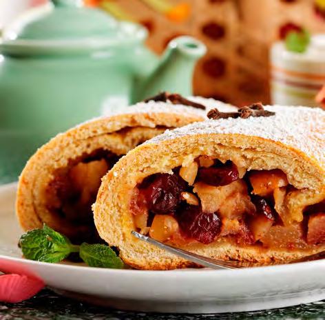 UVÍTACÍ COFFEE BREAKS ROKOSKA Káva a čaj Mini jablečný štrůdl Žitný chléb se