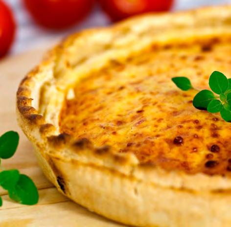 RANNÍ COFFEE BREAKS HRUŠKA A MED Káva nebo čaj Hruškové tartaletky s vanilkovým krémem Mini quiche