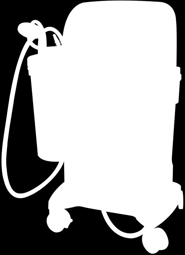 profesionální úrovni díky vysokému sacímu výkonu pumpy 40 l/min.