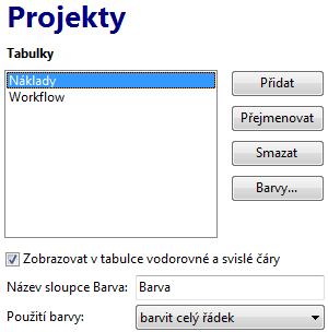 Zadáme název projektu a zvolíme jeho typ.