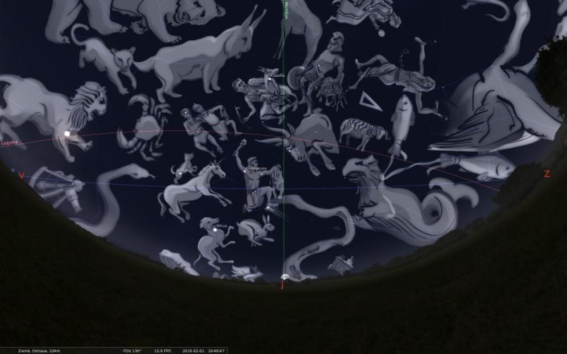 STELLARIUM Je možné pozorovat hvězdnou oblohu ve dne? Určitě ano.