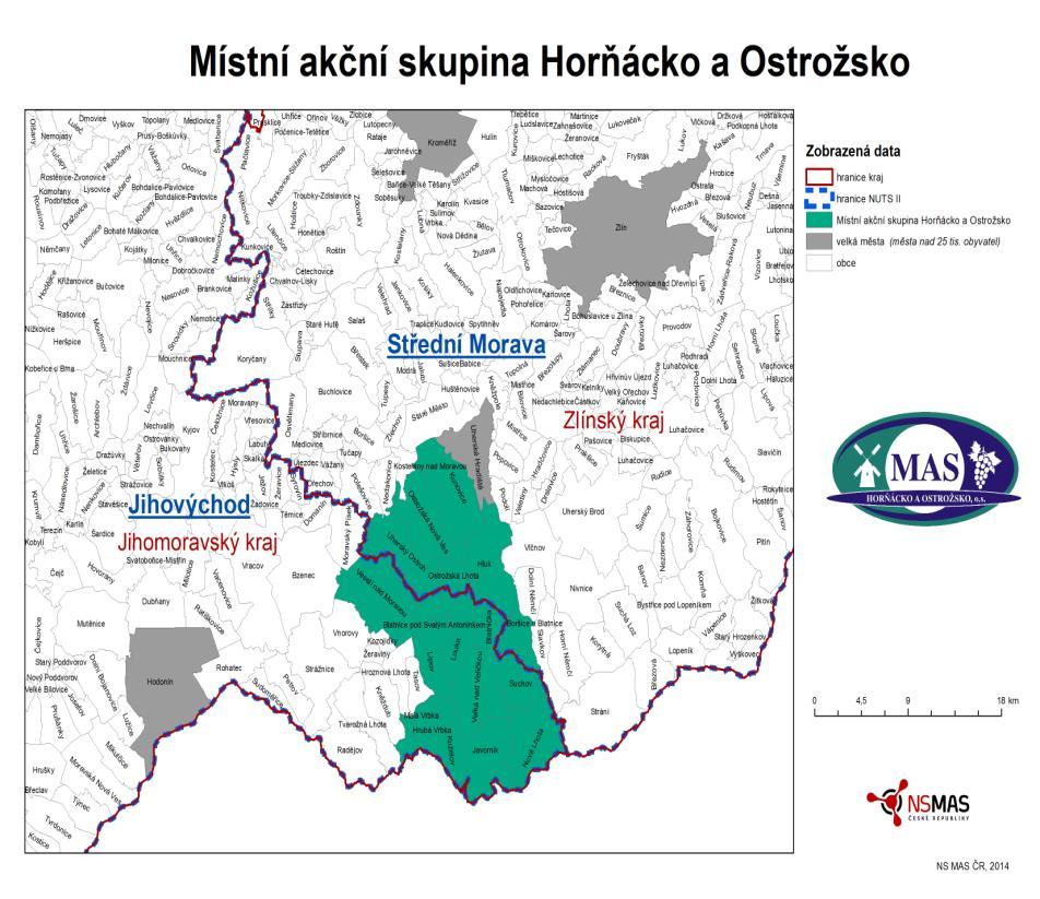 Ostrožsko v kontextu ORP