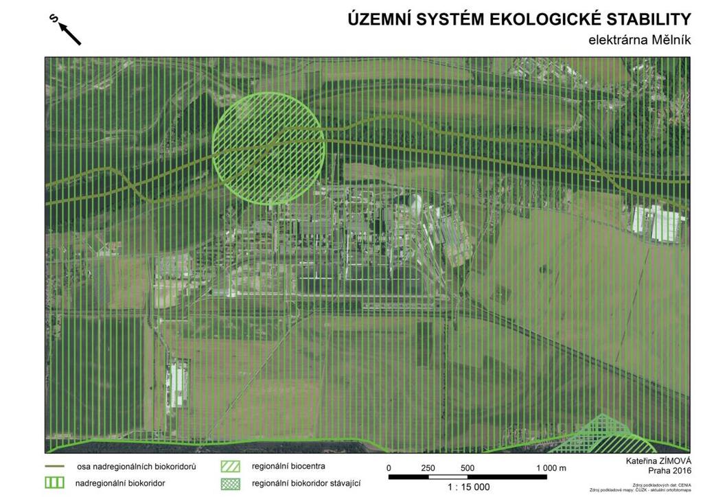 Obr. 2 Územní systém ekologické stability Přírodovědný průzkum Elektrárna Mělník 2017 5.2.2. Ovzduší a klima Z klimatického hlediska lze lokalitu charakterizovat jako teplou oblast, kde převládá teplé, suché podnebí s teplou zimou.