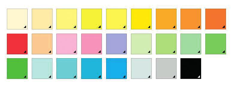 pastel Rainbow A4 120 pastel Rainbow A4 160 pastel Rainbow A4 80 intensive Barvy: Rainbow A3 80 intensive trendy 12, 54, 55, 72, 75, 82 Rainbow A4 120