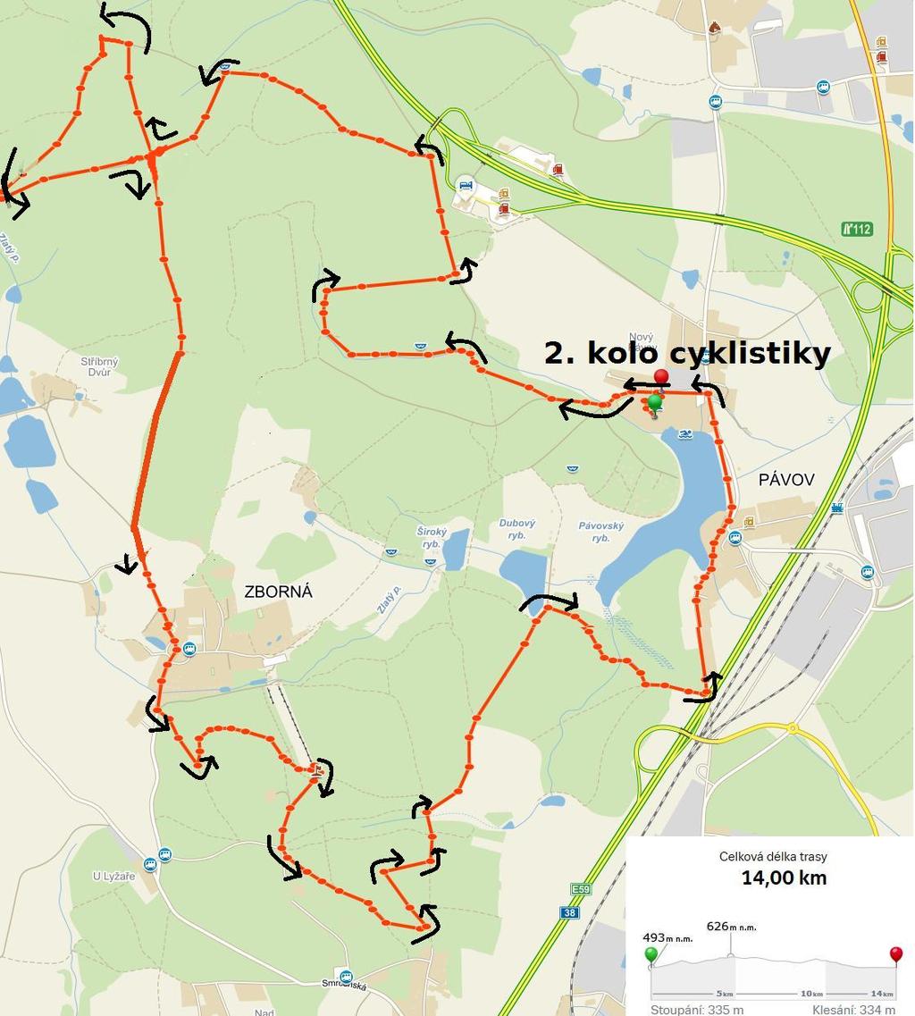 MTB HORSKÉ KOLO 30 km ve 2 okruzích, trasa závodu bude