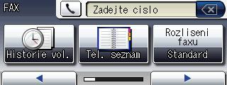 3 Odeslání faxu Dodatečné možnosti odeslání Odesílání faxů pomocí více nastavení Když odesíláte fax, můžete zvolit jakoukoliv kombinaci těchto nastavení: rozlišení, kontrast, velikost skenování atd.