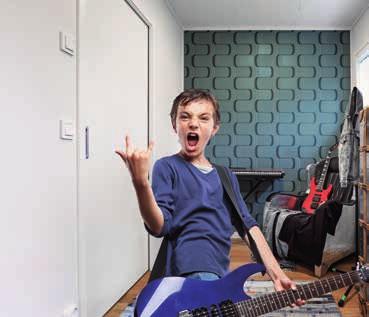 ACOUSTIC AKUSTICKÉ POSUVNÉ DVEŘE Stavební pouzdro, posuvné dveře a obložky s akustickými vlastnostmi.