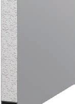 120-200 60-100 40 мм DEKORY Pozinkovaný plech Nerezová ocel Polyesterová barva Ocelový plech laminovaný PVC Bílá Bílá Premium (RAL 9016) (RAL 9003) Metalic Šedá (RAL Titanium 7047) Hnědá Bílá (RAL