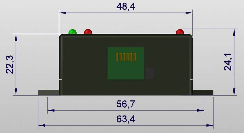Pomocí 1-Wire sběrnice lze vyčíst kód načtené karty, navíc lze ovládat rozsvícení dvou ledek (zelené a červené), integrovaný pípak a spínač dveřního zámku.