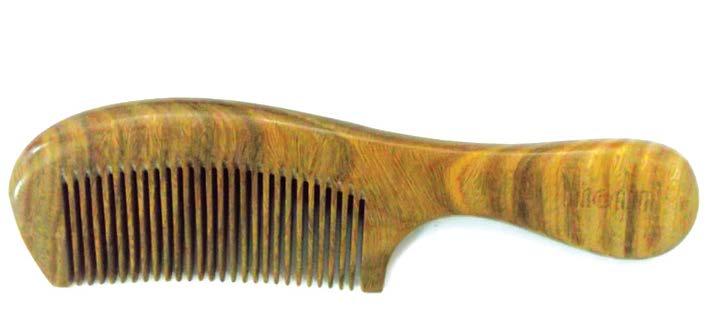 hřeben z guajakového dřeva styl afro Doporučená MOC s DPH 350