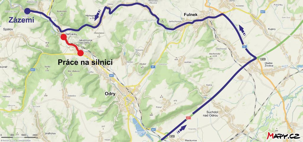 PŘÍJEZD DO AREÁLU Kolo pro život Informace před