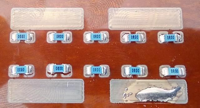 V případě dvouvrstvého motivu byl tento jev velmi omezen. Závěrem lze říci, že tento test byl spíše iniciační a testování v tomto směru bude v budoucnu pokračovat.