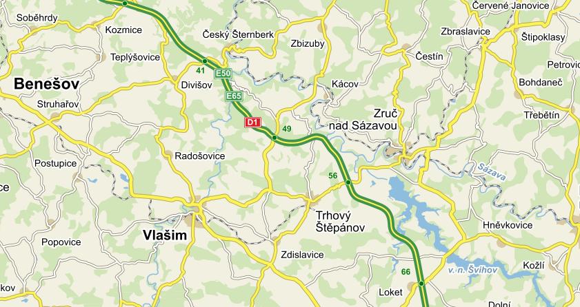 Oceňovaná nemovitá věc se nachází nedaleko městské části Zderadinky, ve vzdálenosti 1200 m od pozemní