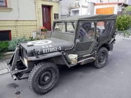 plachta/střecha s boky na jeep Willys MB/Ford GPW MA přední a