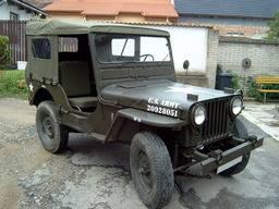 WILLYS M38 plachta/střecha na jeep Willys M38 (MC) sedačky na jeep Willys M38 (MC) Boky ke střeše plátěné boky