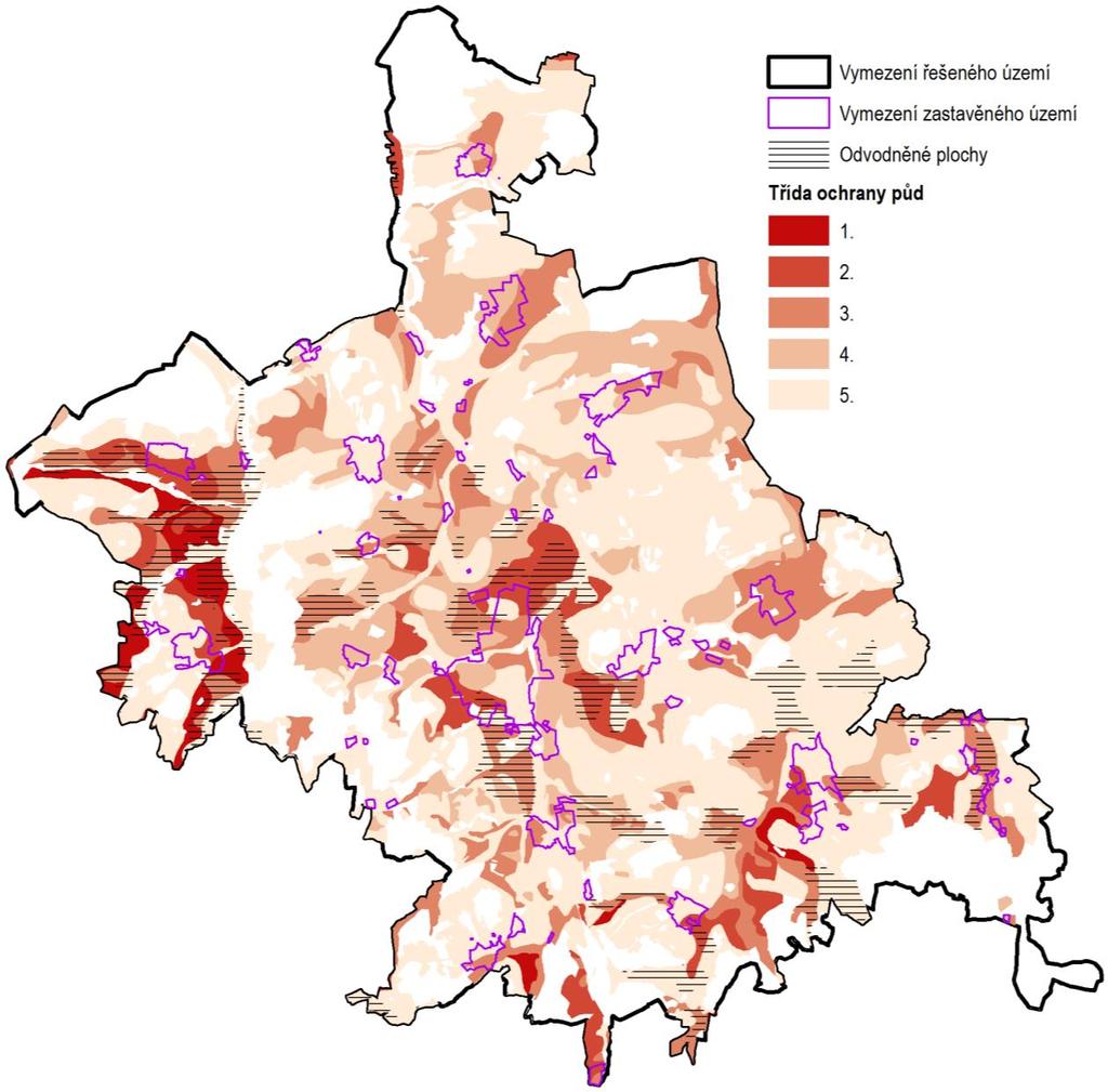 Obrázek 6 ZÁBOR ZEMĚDĚLSKÉ PŮDY DLE TŘÍD OCHRANY (HA) 12 10 8 6 4 2 0 0,070 6,088 5,