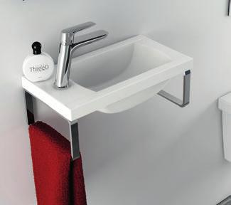 012.00 Vana Classic 1600 Umývátko Classic s chromovanými konzolemi Konzole umožňují montáž