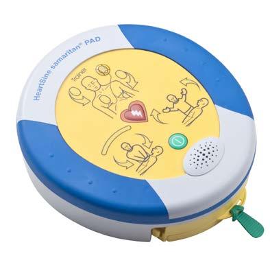 Simulátor HeartSine samaritan PAD 500P Trainer A L K J I Simulátor PAD 500P Trainer B C D E F A B C D E F G H I J K L Datový port Kontrolka baterií Stavová kontrolka Tlačítko výboje Ikona Nedotýkat