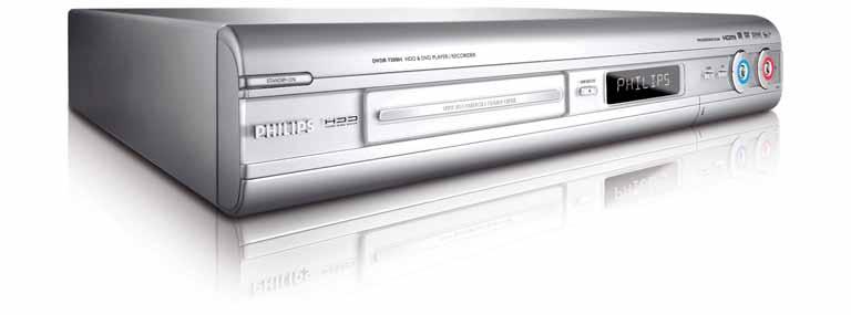DVD rekordér s harddiskem DVDR7300H Děkujeme Vám, že jste si vybrali Philips. Potřebujete rychle pomoci? Nahlédněte nejprve do Rychlého průvodce a/nebo si přečtěte návod.