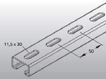 číslo Materiál Otvory Délka 1 m (kg) Nákres (hodnoty v mm) wpr8336