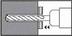 kabelových a trubkových objímek podkladních roštů ze dřeva a kovu a mnoho dalšího L d Vhodné pro: beton plné cihly děrované cihly duté