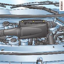 VZDUCHOVÝ FILTR 1 Motor V6 a L7X Doporuèujeme Vám, abyste se obrátili na Vašeho prodejce vozù RENAULT. Periodicita Informace naleznete v servisní kníşce vozidla.