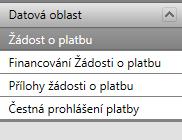 Žádost o platbu příjemce vyplňuje až po kompletním vyplnění monitorovací zprávy a její finalizaci a za předpokladů popsaných v kapitole Vyplnění a podání Monitorovací zpráv a hlášení.