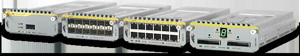 x900-12xt/s & x900-24x: Flexibilita Stejné XEM moduly pro x900-24x,