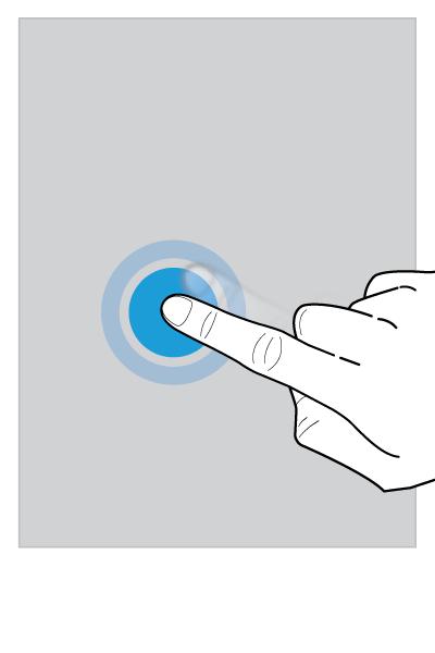 Nastavení a základní informace Přechod mezi domovskými obrazovkami Mezi domovskými obrazovkami můžete přecházet provedením gesta na obrazovce. Přejeďte prstem doleva nebo doprava po obrazovce.