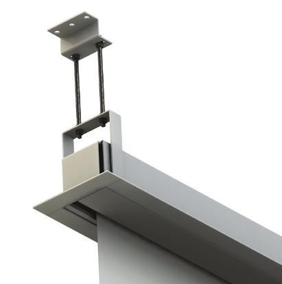 PROMÍTACÍ PLÁTNA PROFESSIONAL 15 Vestavbový rám BASIC PRO ROLOVACÍ PLOCHY: ROLLO STANDARD, ROLLO PRO, ROLLO PRO TABTENSION, CINEROLL PRO A CINEROLL PRO TAB TENSION Rám pro vestavbu a plátno je možno