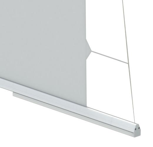 Rozměr obrazu (š v) Bezúdržbový, silný motor 230V/50Hz, pojistka IP 44, 4-žilový vodič pro připojení, zabudovaná termoochrana Komfortní a bezpečná obsluha pomocí elektrického pohonu s automatickými