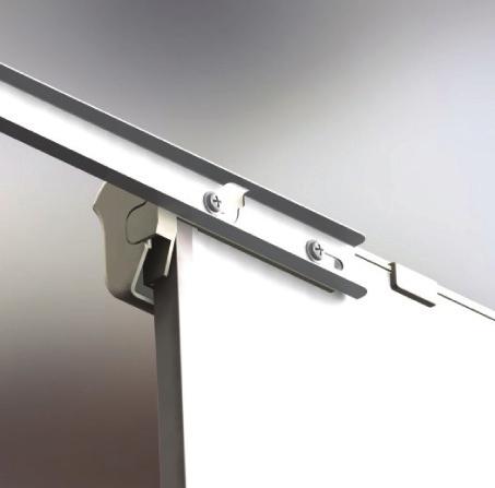 117 74 18 FLIPCHART VARIO STAR MOBILE Výšková nastavitelnost flipchartu ze zadní strany Boční výklopné lišty   