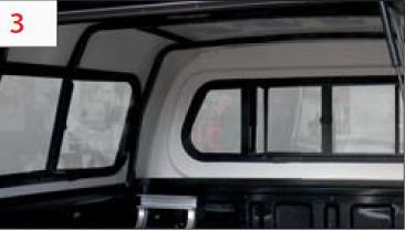 montáží nástavby je nutné zakrýt třetí brzdové světlo na kabině vozu Nástavby jsou vybavené 2