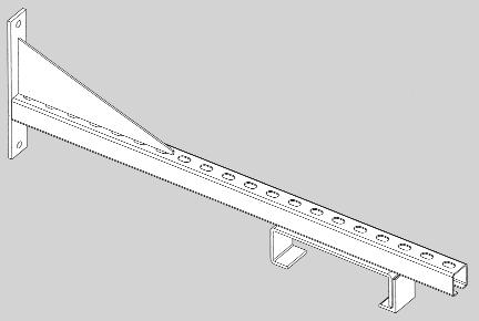 Štěrbinový sací kanál - komponenty Závěsy pro štěrbinový sací kanál - pro zavěšení štěrbinového kanálu pod strop 97 200 172 97 200 174 97 200 175 délka závěsu 500 mm délka
