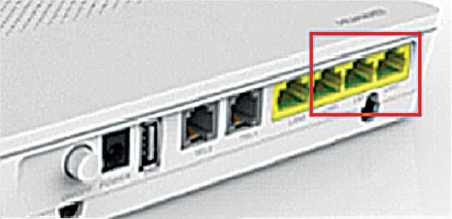 3 Pripojenie ku konvertoru Huawei EchoLife HG8245H TIP: na dosiahnutie najvyššej kvality obrazu odporúčame použiť HDMI kábel. 4.